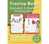 Tracing Book, Alphabet And Number Tracing Book | For Kids 2-4 Years: Tracing Practice Workbook For Toddles Will Help Improve The Pencil Control And Hand Coordination.