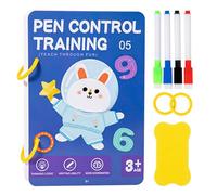 Tracing Books - Erasable Writing Tools, Reusable Kindergarten Workbooks, Preschool Learning Stationery, Educational Preschool Pencil Control Manual | Early Childhood Motor Skills Training for Classroo