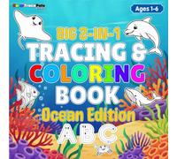 Tracing & Coloring Book: Ocean Edition: Learn to Write the Alphabet with Sea Animals (Ages 1-6) (Trace & Color Adventures)