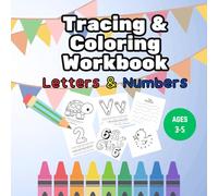 Tracing & Coloring Workbook for Toddlers: Learn To Write Alphabet, Numbers, Line Tracing, and Coloring | 8.5 x 8.5 inches, 90 Pages | Fun and Cute Activities |