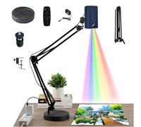 Tracing Drawing Smart Art Projector,Portable Smart Tracing Painting Tool with Remote Control & Stand,Desktop Wall Canvas Projection,WIFI and USB Connectivity,for Image Transfer(Blue,0.6m)