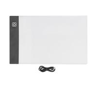 Tracing Light Box, A5 3 Dimming Levels Plastic LED Drawing Copy Board for Embossing for Calligraphy