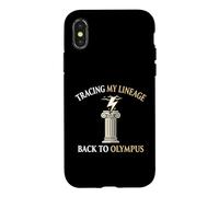 Tracing My Lineage Back To Olympus Greek Mythology Historian Case for iPhone X/XS