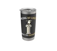 Tracing My Lineage Back to Olympus Greek Mythology Historian Stainless Steel Insulated Tumbler