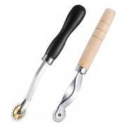 Tracing Wheel for Pattern Cutting,Fabric Cutter Wheel,Tracing Wheel Sewing Tools,Craft Sewing Wheel with Wooden Handle,Stitch Marker Tool Serrated Tracing Wheel for Tailoring Sewing Craft