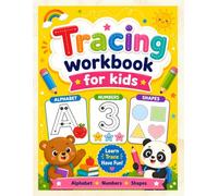 Tracing workbook for kids: Letter, Number & Shape Tracing with Pencil Control, Handwriting Practice and Fine Motor Skills for Preschool & Kindergarten | Ages 3-5