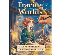 Tracing Worlds Cute Elves: A Reverse Ink Tracing Experience | One Black Pen Inverse Coloring Book with 38 Unique Fantasy Tracing Scenes