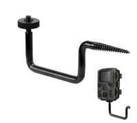 Track Camera Bail - Outdoor Bracket for Game Cameras Post Mount, Solar Panel, for Deer Tracking Cameras, Iron Material, 1/4" x 20 Thread | Animal Observation, Hiking, Yard Protection, Outdoor