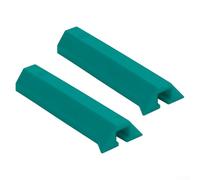 Track Clamping Cover for Woodworking with High Force Capacity and Rubber Pads Designed to Workpieces on Various Rail Saw Rails (green)