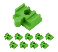 Track Connectors Made of Wooden Railway Track Accessories, Pack of 10 Colourful Wooden Track Connectors, Wooden Track Accessories, Track Adapter for Toy Railways for Children from 3 Years