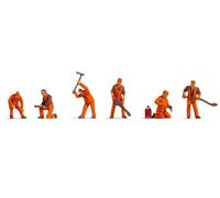 Track Construction Crew Figures Set Of 6 Noch 38012 N Gauge
