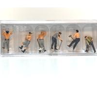 Track Construction Worker 10813 - Era II / III By Preiser - New In OVP