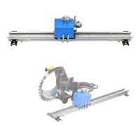 Track-Fixed Rail Cutting Machine,Electric Circular Saw Guide Rail, 150W,1.5m-3m Optional Length,70mm Alloy Guide,Heavy-Duty Aluminum,for Precise Wall Cutting,Granite Slab and Concrete 3m