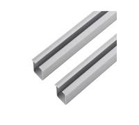 Track Gear System Kit, Sliding Door and Drawer Embedded Pull Rail Damping Buffer Kit 80-300cm Pack of 2(Type B,Track 300cm)