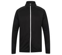 Track Jacket Full Zip Up Two Tone Tracksuit Top Sports Activewear Men Women
