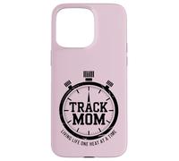 Track Mom Living Life One Heat At A Time Graphic Case for iPhone 15 Pro Max