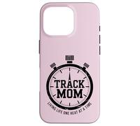 Track Mom Living Life One Heat At A Time Graphic Case for iPhone 16 Pro
