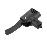 Track Pump Valve Adapter, Dual Head Bike Tire Inflation Nozzle Converts Schrader to Presta Valve for Bicycle Tyres, High-Pressure Air Pump Adapter for Cycle Tubes, Replacement Accessory (Black)