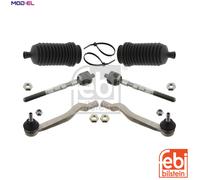 Febi Bilstein Tie Rod Kit 34332 - Front Axle, Left/Right, OE Matching Quality (Dacia/Renault)