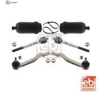 Febi Bilstein Tie Rod Kit 34332 - Front Axle, Left/Right, OE Matching Quality (Dacia/Renault)