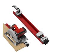 Track Saw Guide - Adjustable Cutting Track, Straight Edge Woodworking Tool, Clamp Mounted Base Jig, Engraving and Framing Support Device, Carpenter Measurement Aid | DIY Project Woodcraft for Builders