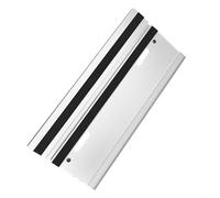 Track Saw Guide Rail for Circular Saw, Aluminum Extruded Guided Rails for Straight and Beveled Cutting, Compatible with Workbench & T-Track, Includes Guide Rail Connector Option(400mm)