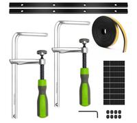 Track Saw Guide Rail Kit for Festool, Makita and DeWalt Track Saw Clamps