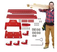 Track Saw Parallel Guide System | Aluminium Alloy Parallel Sliding Guide Track,Carpentry Cutting Assistant Accessories for Cabinet Making Mortise Calibration Furniture Work Panel Joining