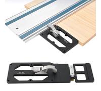 Track Saw Square with Edge Support, 90° Right Angle Track Saw Square Compatible with Festool & Makita Guide Rail, Easy Cuts