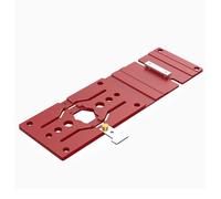 Track Sawing Square Angled Guide Aluminium 340mm Positioning Plate Milling Easy to Use for Woodworking Electrical Redness Electric Circular Sawing Accessory