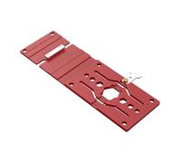 Track Sawing Square Angled Guide Aluminium 340mm Positioning Plate Milling Easy to Use for Woodworking Electrical Redness