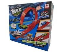Track Sprint 360° Rotating DIY Racing Track Starter Set - 3.9m Length with Super Car