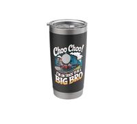 Track to Big Bro Conductor Railroading Operator Model Train Stainless Steel Insulated Tumbler