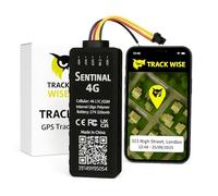 Track Wise Sentinel 4G GPS Car Tracker | Hardwired Anti-Theft Vehicle Immobiliser | Real-Time App Tracking, Ignition Alerts & Global Coverage - Cars, Vans, Motorbikes, Caravans