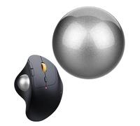 Trackball 34mm/1.34 Inches, Replacement Ball for Logitech M575, M570, MX Ergo, ELECOM, Kensington, Perixx, and Other Compatible Trackball Mice, Glossy - Gray