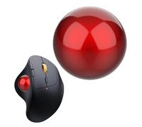 Trackball 34mm/1.34 Inches, Replacement Ball for Logitech M575, M570, MX Ergo, ELECOM, Kensington, Perixx, and Other Compatible Trackball Mice, Glossy - Red