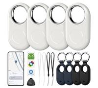 Tracker Android Key Finder, Air Tracker Android, Compatible with Google Find My Device, Suitable for Keys, Wallets, Bicycles and Suitcases (4 Pieces)