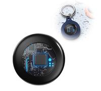 Tracker Bluetooth Item Finder Children Remote Location Pets Smart Anti-Lost Device Without Key Ring Compatible with iOS Item Finder for Bags Suitcases Handbags Luggage and Replaceable Battery Black