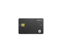 Tracker Card, Slim Wallet Finder for Dual Ecosystems-Carbon Black