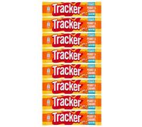 Tracker Chocolate Peanut Caramel Bar 37g Pack of 8 Vegeterian Toffee Cereal Oats Roasted Nuts Nutrition Protein High in Fibre Healthy Snack with Welari Thank You Card | (8pack) (296g)