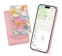 Tracker Smart Finder, Smart Card Wallet Finder GPS Tracker, Keys Finder, and Item Locator for Keys, Bags, Passports,Sunflower Pattern