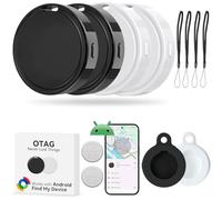 Tracker Tag for Android,Smart Tags-4pack Android,Item Finder Works with Google's Find My Device App(Find Hub),Bluetooth Tracker for Android