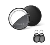 Tracker Tag Item Finder-2 Pack, Compatible With Apple Find My (iOS Only), Replaceable Battery, IP68 Waterproof, Smart Bluetooth Tag for Luggage, Bags, Keys Tracking Tag