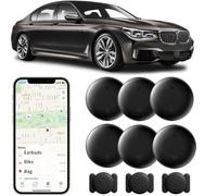 TrackGo Pro Tag-Tracking Device, Find My Device Subscription-Free GPS Car Locator(Only iOS), Super Magnetic Case Real Time Tracker Tag Hidden Car Location Tracking Global Coverage(#6pcs)