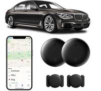 TrackGo Pro Tag-Tracking Device, Find My Device Subscription-Free GPS Car Locator(Only iOS), Super Magnetic Case Real Time Tracker Tag Hidden Car Location Tracking Global Coverage(#2pcs)