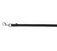 Tracking Leash Cotton For Dogs 15 m/20 Mm Black - Medium
