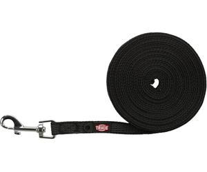 Tracking Leash, Rubberised, S - M : 15 M,15 mm, Black