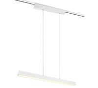 Tracking Lighting White Paros LED Track Pendant Matt 29w 3000K Warm Trio