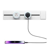 Tracking Socador, Power Socket Track | Flexible Power Strip Rail - Mobile Removable and Detachable Multiple Adapters Adapters for Kitchen Living Room Work Studio in the lu