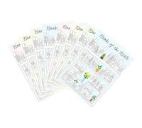 Tracking Stickers - Bible Book Stickers, Set of 8, Reading Aid, Diary Tracker | Christian Scrapbook Accessories, Planner Decoration Supplies for Bible Studies, Faith Journals and Craft Projects